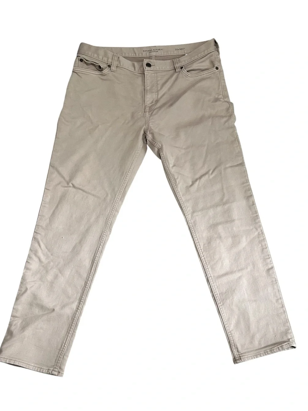 Banana Republic Traveler Khaki Slim Fit Jeans 35 x 30